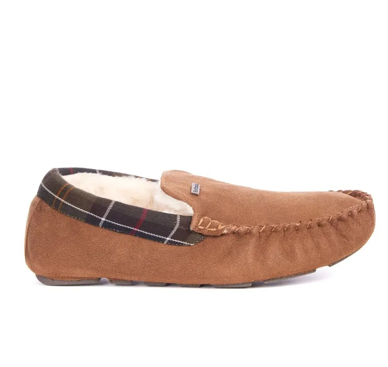 Barbour Monty Slipper Camel